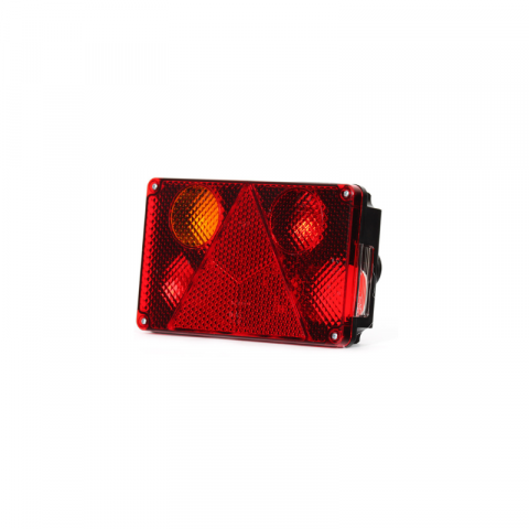 Lampi stop, semnalizare, Triple - Lampa multifunctionala spate, tripla cu 7 functii, 12/24V, 23.2 x 14.1cm