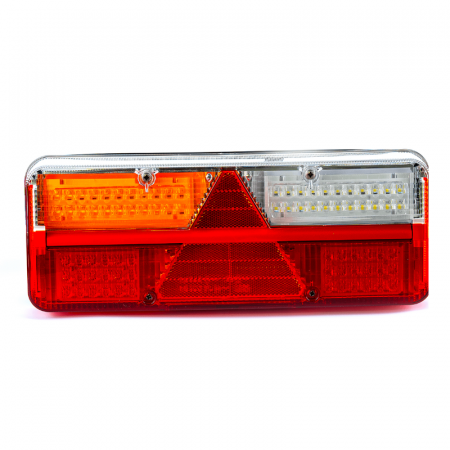 Lampi stop, semnalizare, Triple - Lampa stop LED cu module, semnalizare secventiala, 40 x 15.3cm, 12/24V, cablu 2m, Hibrida