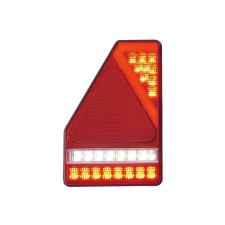 Lampi stop, semnalizare, Triple - Tripla, lampa semnalizare cu LED si triunghi, 14.5 x 21.8cm, pentru remorci si trailere - Truck LED