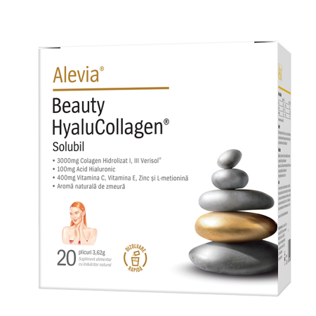 Alimente - Beauty HyaluCollagen Solubil 20 plicuri solubile