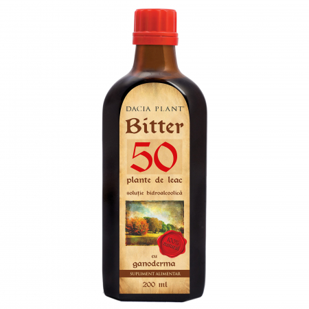 Vreau să fiu activ! - Bitter Din 50 Plante De Leac Cu Ganoderma, 200 Ml