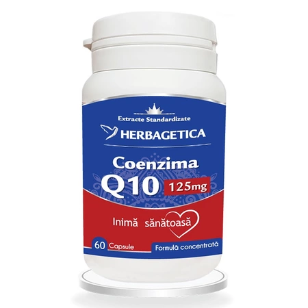 Inimioară, Inimioară - Coenzima Q10 , 125Mg , 60 Capsule