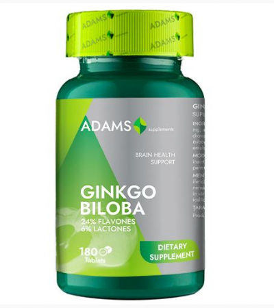 Vreau să fiu activ! - Ginkgo Biloba 180 Tablete
