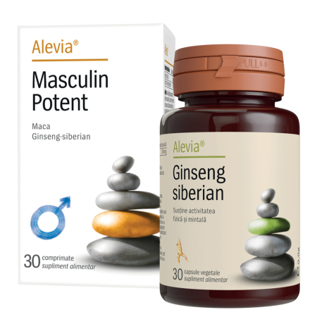 Mă doare urechea și e înfundată! - Masculin Potent 30 comprimate + Ginseng Siberian 30 comprimate