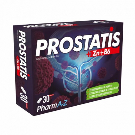 Merg la baie des... - Prostatis+Zn+B6, 30 Capsule