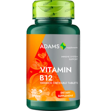Vreau să fiu activ! - Vitamin B12 1000 Mcg, 30 Tablete