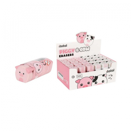 Creioane Colorate - Radiera cu design animale domestice