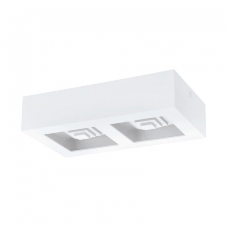 BLACK FRIDAY 2024 - Aplica EGLO FERREROS 96792, LED 2X6.3W 1680lm 3000K, Alb