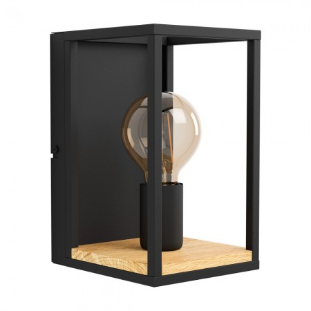 BLACK FRIDAY - Aplica Eglo Libertad, negru mat, 1XE27, 99796