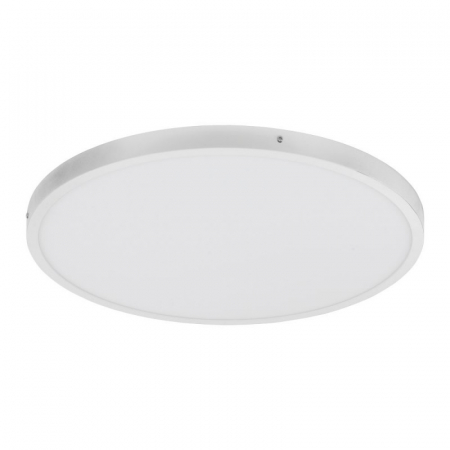 BLACK FRIDAY 2024 - Plafoniera dimmabila EGLO FUEVA 1 97263, LED 25W 2500lm 3000K Ø400mm, Argintiu, alb