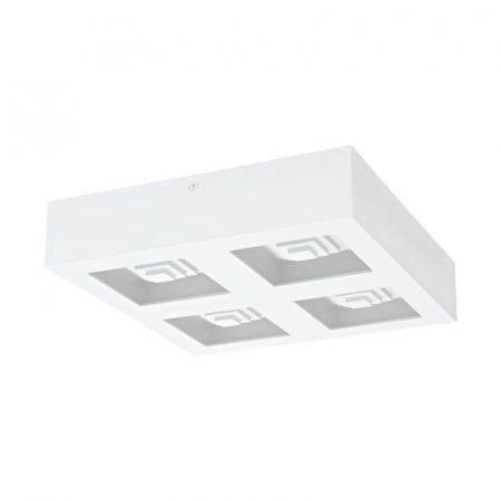 BLACK FRIDAY - Plafoniera EGLO FERREROS 96794, LED 4X6.3W 3360lm 3000K, Alb