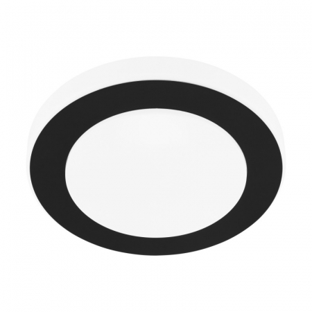 BLACK FRIDAY - Plafoniera baie EGLO LED CARPI 33682, LED 11W 3000K IP44 Ø300mm, Negru, alb