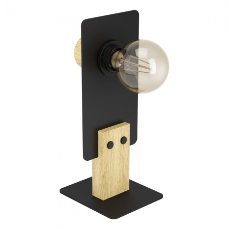 BLACK FRIDAY - Veioza Eglo Bramerton, negru, 1XE27, H.31 cm, 43754