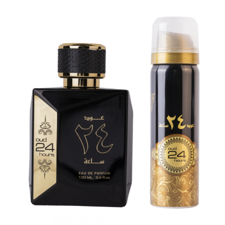 Oferta Saptamanii - Oud 24 Hours 100ml (set) - Apa de Parfum, unisex