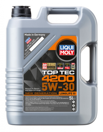 Ulei motor - Ulei motor Liqui Moly Top Tec 4200 5W-30 (3707) (2693) (8973) 5L