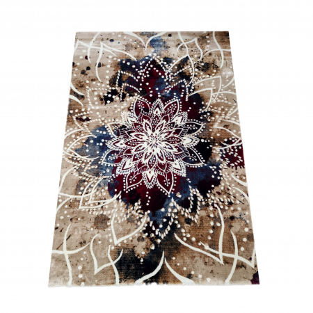 Covoare mktp - Covor Anatolian Silk, 80 x 150 Crem/Bej-Maro 8759A