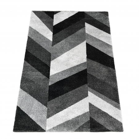 Covoare Moderne - Covor Lux Regula, 80 x 150, Antracite/Gri Inchis, 2499A