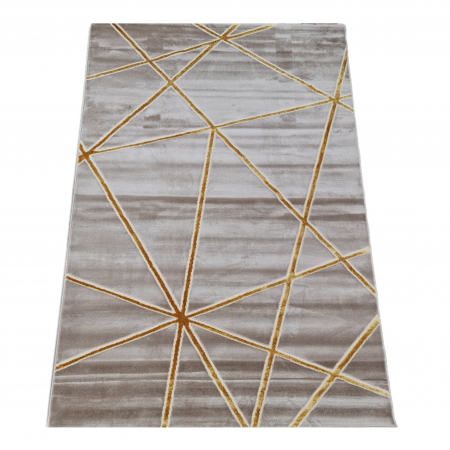 Covoare Moderne - Covor Pera, 200 x 290 Bej/Auriu 0402A