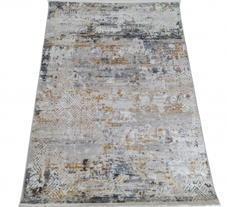 Covoare Moderne - Covor-decorativ-moale-subtire-albastru-gri-teracota