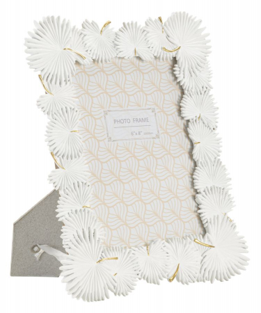 Covoare in Stil Boho - Rama foto palmier alba | CreativDeco.ro