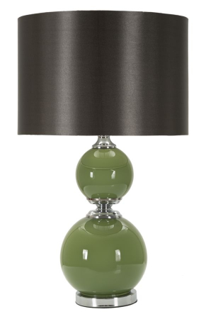 Scaune in Stil Glam - Veioza verde-argintie | Lampa de masa CreativDeco