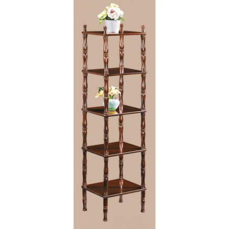 Produse - Raft Berry 40x152x34 cm 5 Polite Nuanta Maro