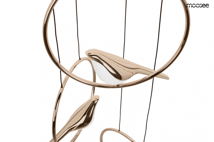 Lustră cu pandantiv MOOSEE BIRD DISC auriu., MSE010100294 - King [6]