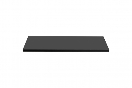 Produse - Blat baie pentru masca cu lavoar aplicat, diferite dimensiuni, MDF negru, gama Adel Black COMAD