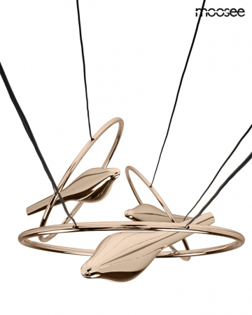 Lustră cu pandantiv MOOSEE BIRD DISC auriu., MSE010100294 - King [6]