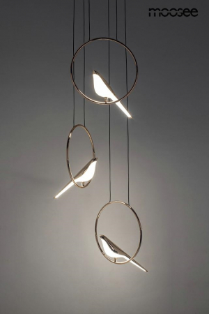 Lustră cu pandantiv MOOSEE BIRD DISC auriu., MSE010100294 - King [8]