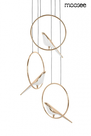 Lustră cu pandantiv MOOSEE BIRD DISC auriu., MSE010100294 - King [0]