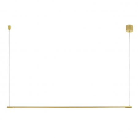 Lustre - Lustra liniara neagra/aurie Gohar 120 cm LED stil minimalist, modul, 9088102 - Novaluce