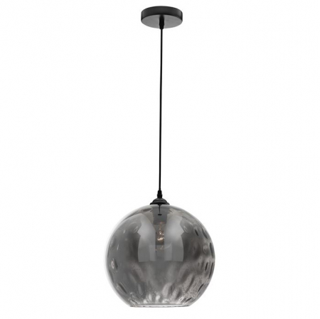 Lustre - Lustra rotunda fumurie Alias Ø 30 cm sticla, inaltime reglabila, 8436411 - Novaluce