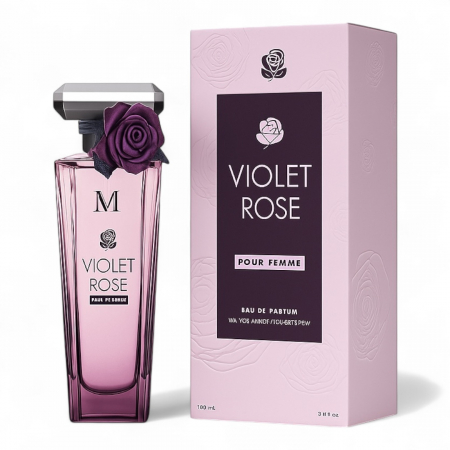 Parfumuri Florale - Violet Rose for Women 100ml - Apa Parfum, dama